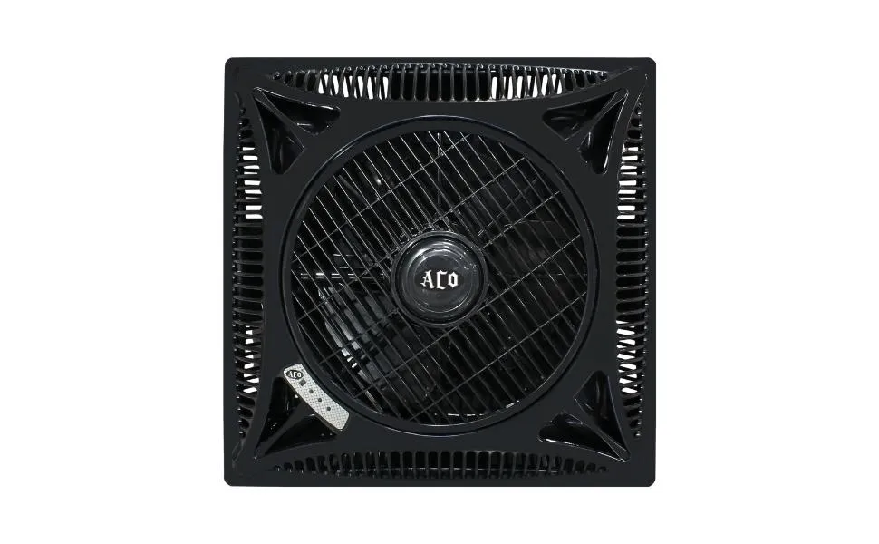 [1220rblack] ACO Ceiling Box Fan (A-1220R) 20 inch (black)